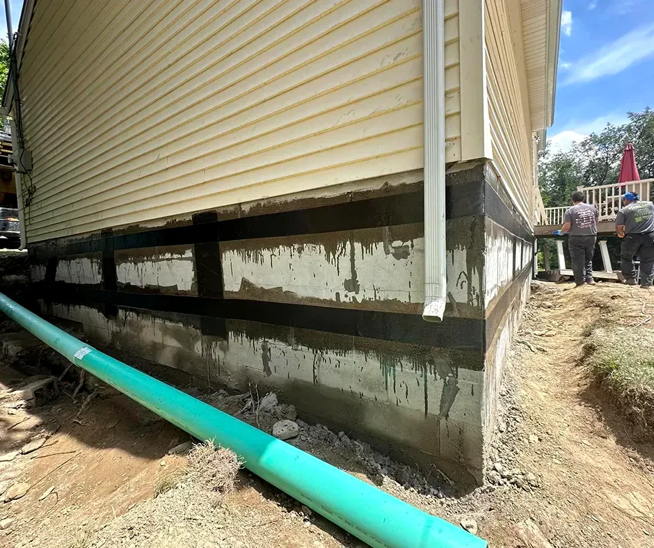 Concrete Slab Preparation for Basement Crack Repair in New Hampshire