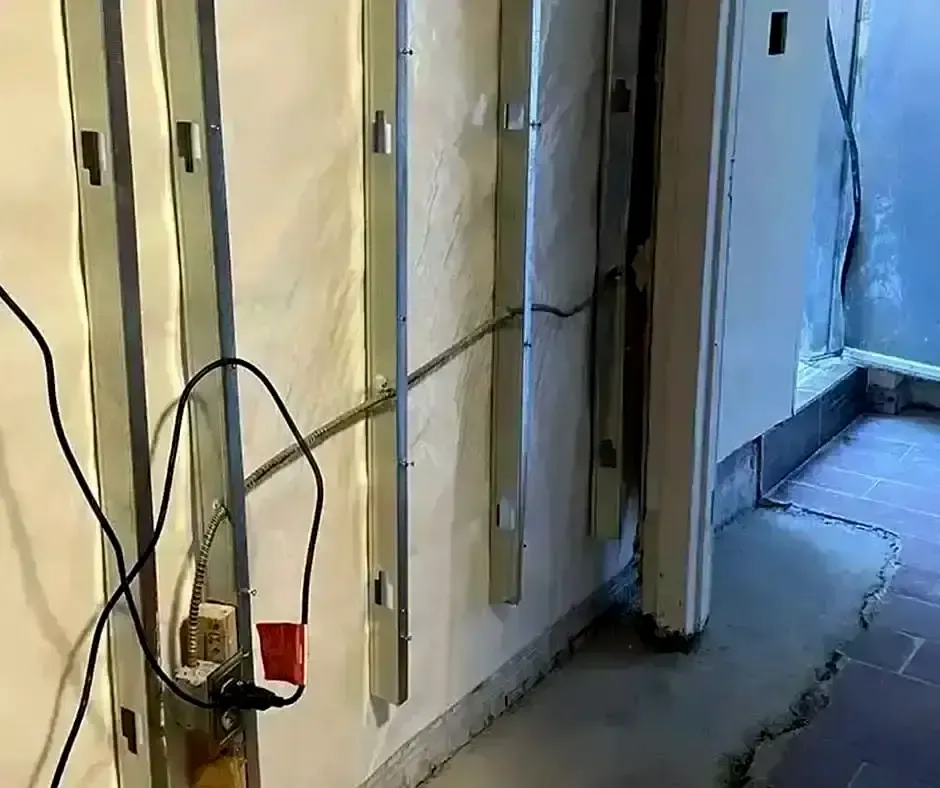 Exterior Basement Crack Repair in New Hampshire